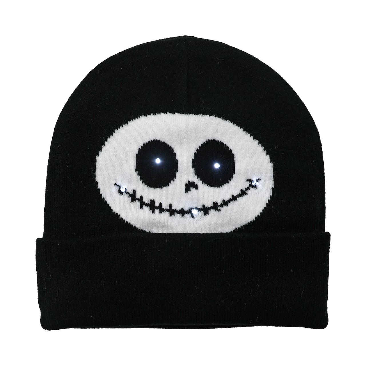 Black & White Light Up Ghost Face Beanie by Celebrate It™